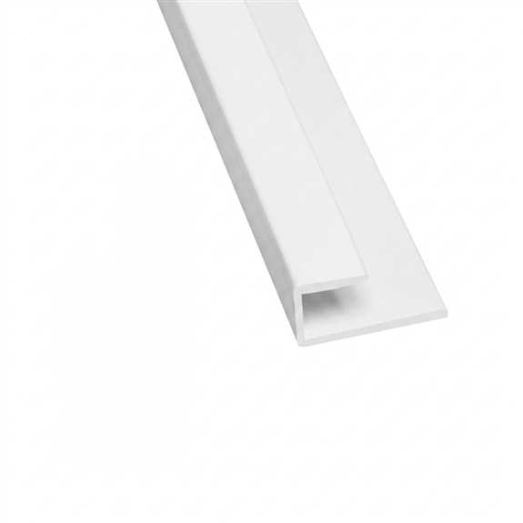 FRP 10' White End Cap Molding